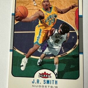 Fleer J.R. Smith Nuggets Trading Card - Yellow & Green Jersey